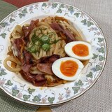 豚(ベーコン)キムチうどん